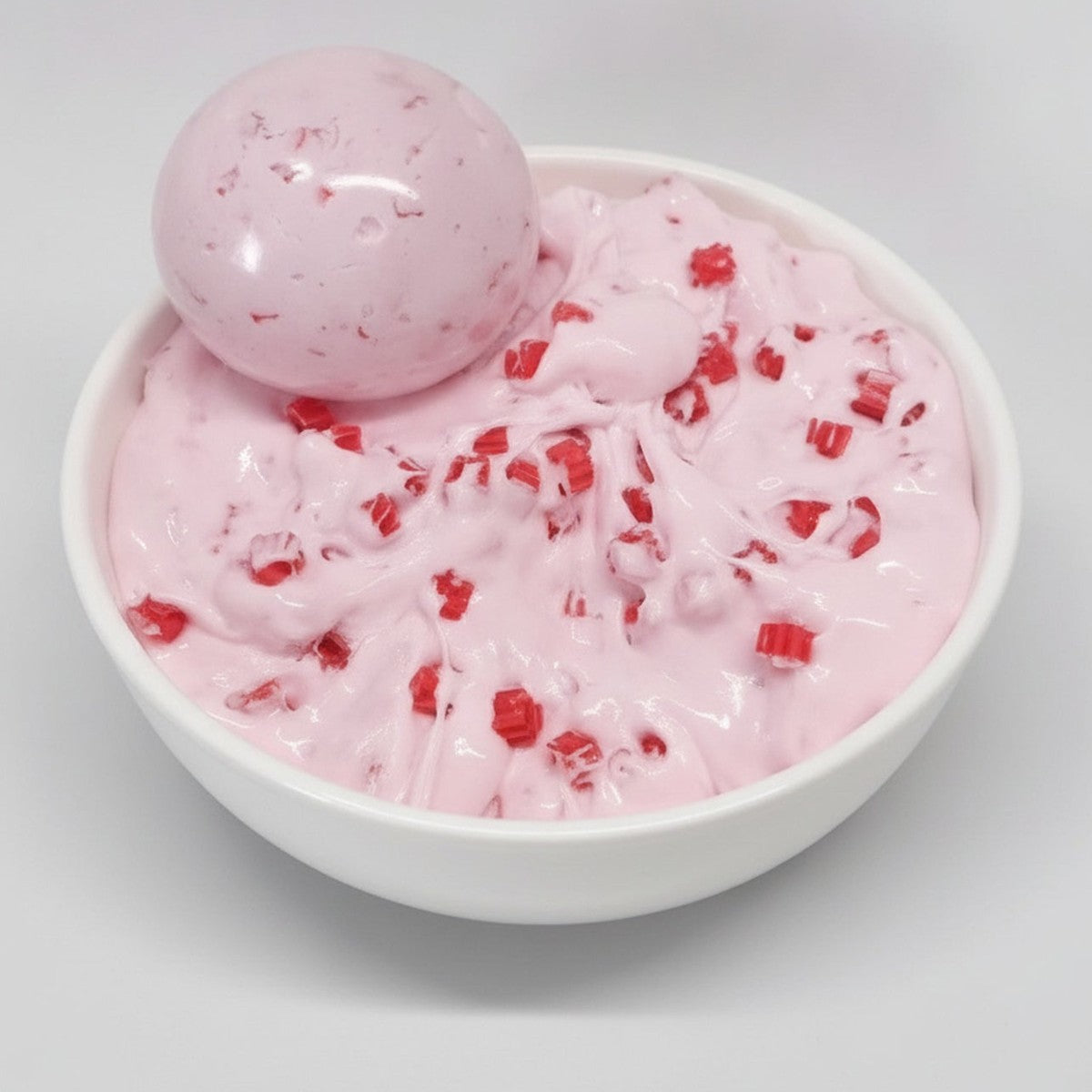 Creamy Squishy Dessert Bowl - Strawberry Peach