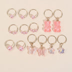 Pink Charm Hair Clips Set – hair accessories (view 1)