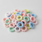 Pastel Flower Hair Tie Set – hair accessories (view 1)