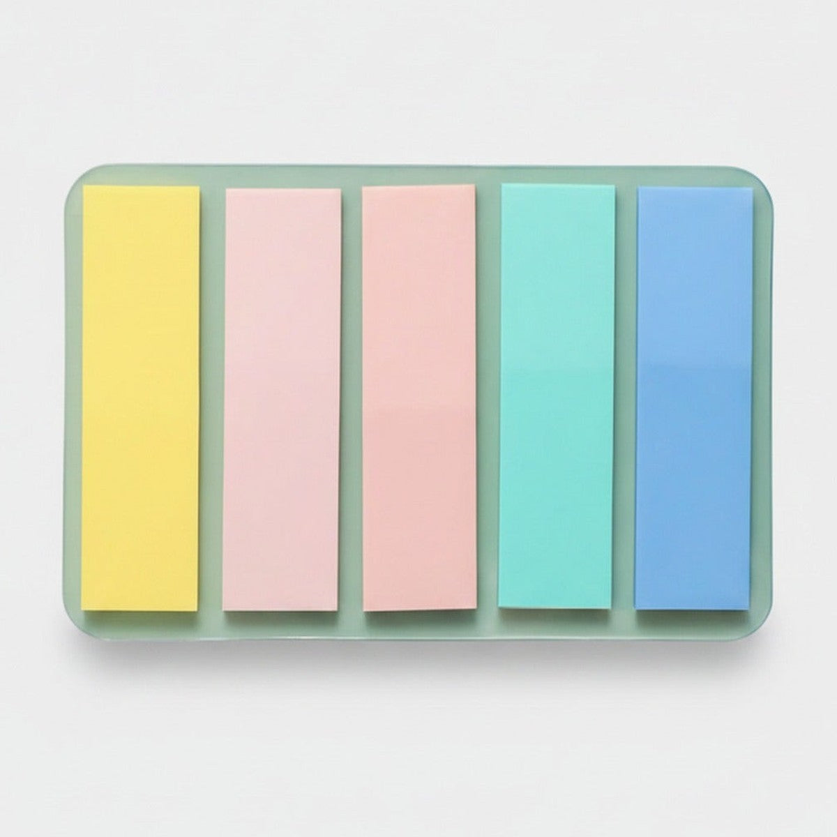 Pastel Sticky Note Organizer Tray Set – stationery (view 1)