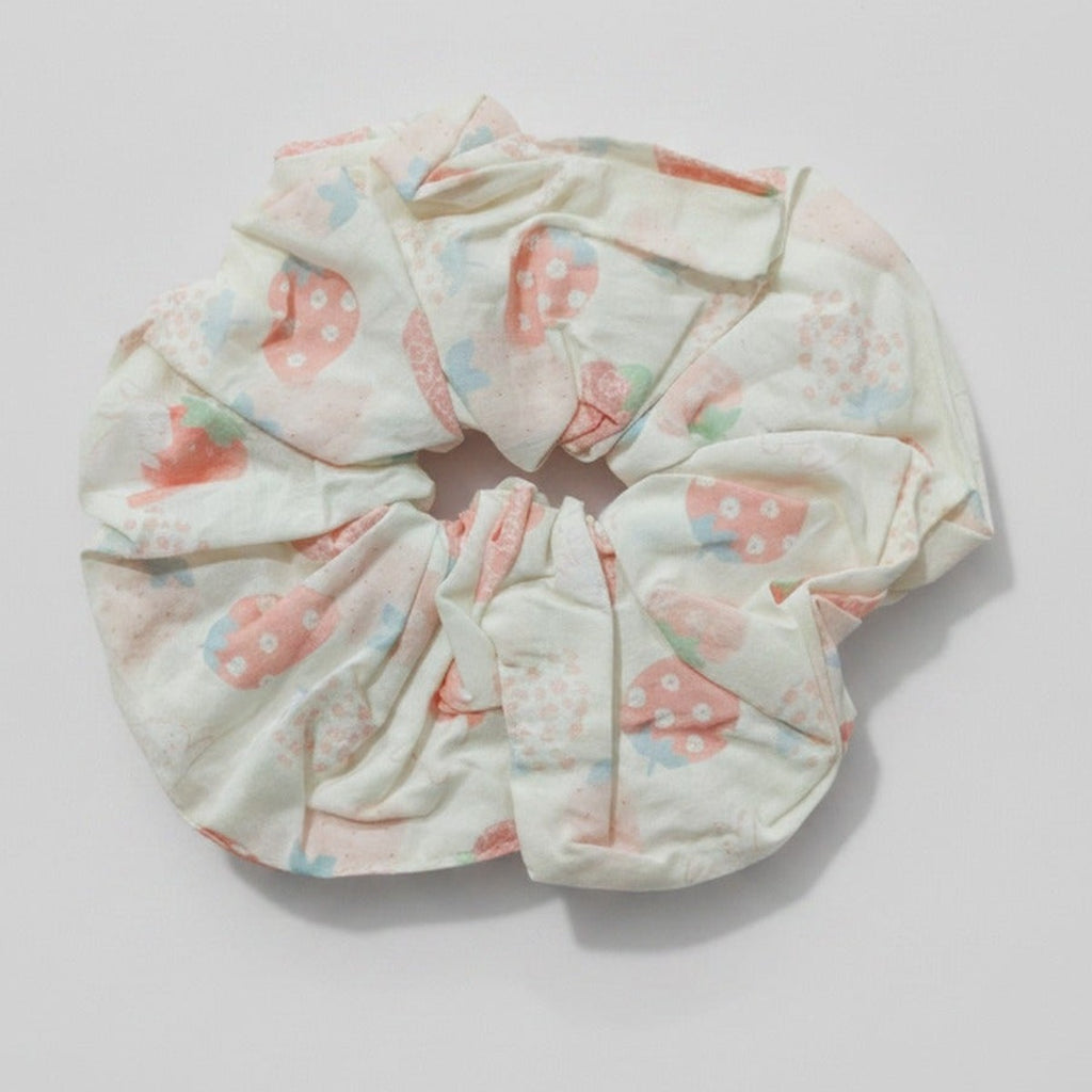 Floral Velvet Scrunchie Hair Tie – hair accessories (view 1)