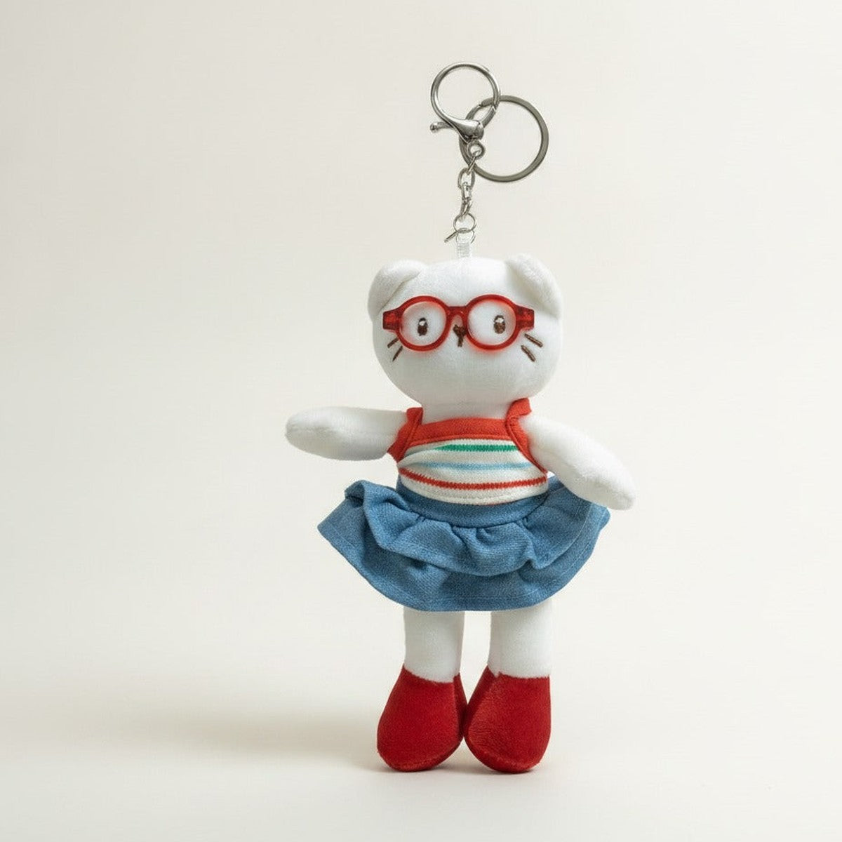 Cute Cat Plush Keychain – novelty & toys (view 1)