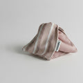 Striped Fabric Hair Claw Clip Pink – hair accessories (view 1)