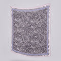 Rose Garden Silk Scarf - Mauve Rose