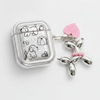 Balloon Pup Earbud Case Charm - Single Pup (for AirPods Pro 3)
