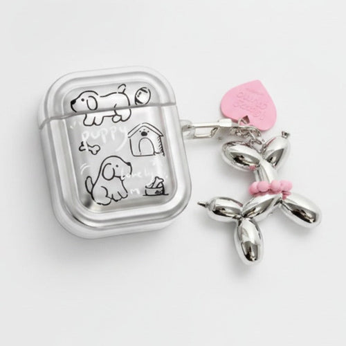 Balloon Pup Earbud Case Charm - Single Pup (for AirPods Pro 3)