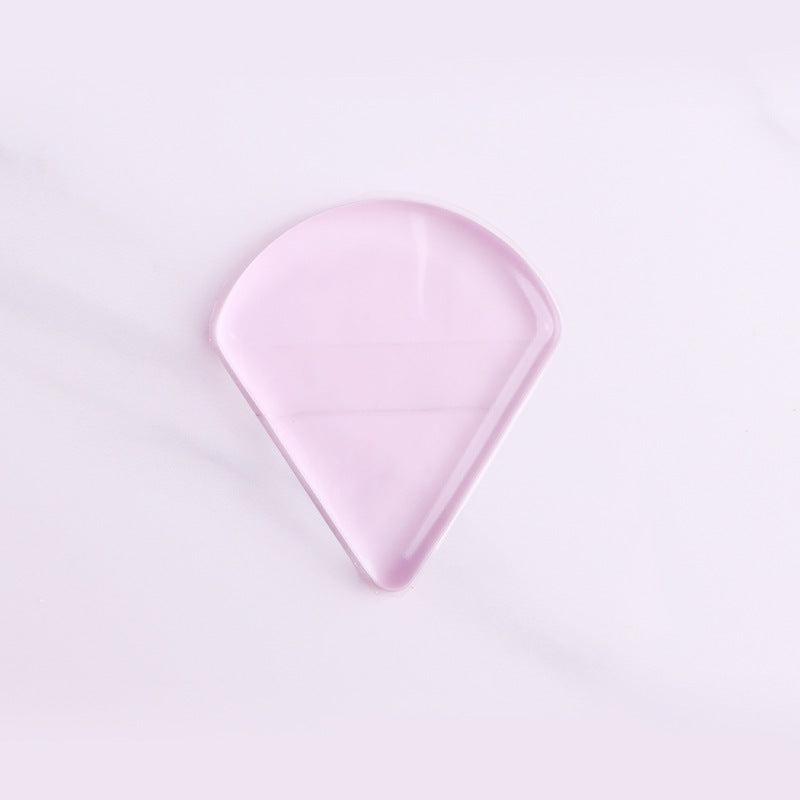 Transparent Silicone Makeup Puff Lightweight Foundation Tool - Pink