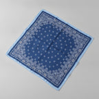 Ornate Bandana Square Scarf - Plum