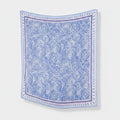 Rose Garden Silk Scarf - Blue Rose