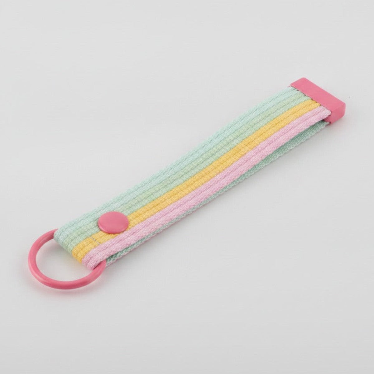 Fabric Keychain DIY Kit Set - Pastel Stripes (No.2)