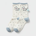 White Dalmatian Puppy Crew Socks – apparel accessories (view 1)