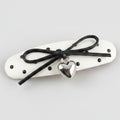 Polka Dot Bow Heart Hair Clips – hair accessories (view 1)