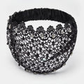 Lace Padded Headband - Black