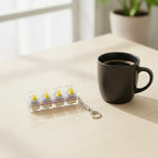 Mini Mechanical Keyboard Keychain - Yellow Switch