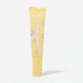 Yellow Lip Balm Tube With Purple Flower Details – Korean beauty tool (view 1)