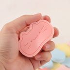 Cheese Cat Squishy - Pink Cheese - squeeze in hand
