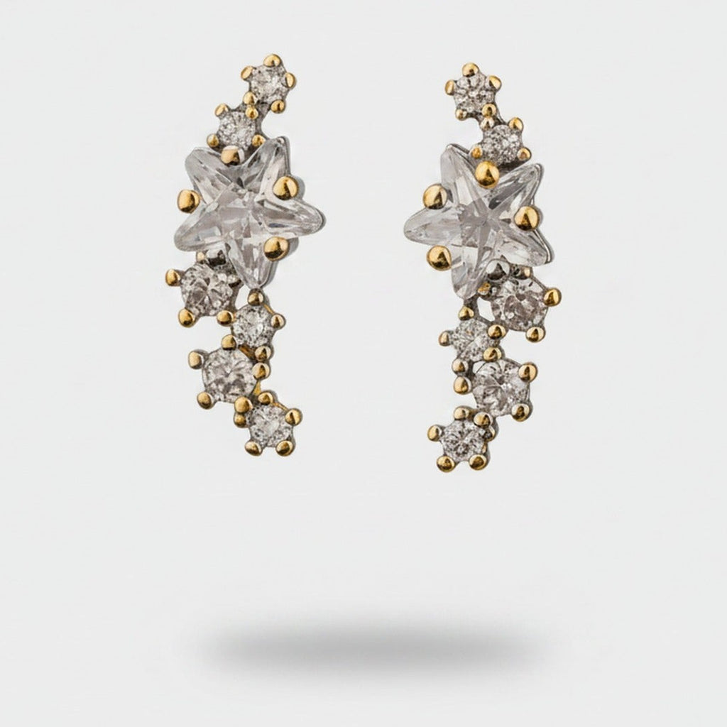 Crystal Marquise Flower Cluster Earrings - Default 2 – jewelry (view 1)