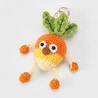 Tiny Bear Crochet Keychain DIY Kit - Carrot Yellow