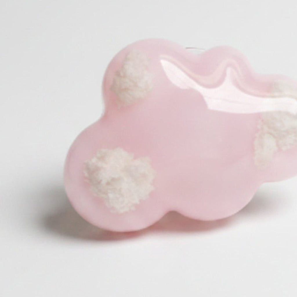 Puffy Cloud Phone Grip - Soft Pink