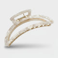 Pearl Shell Curved Hair Claw Clip – hair accessories (view 1)