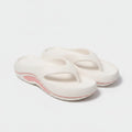 Puffy Cloud Platform Slippers White & Pink