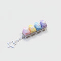 Squishy Slipper Keychain - Pastel Mix