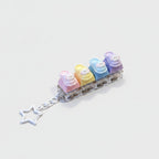 Squishy Slipper Keychain - Pastel Mix