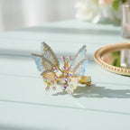 Sparkle Butterfly Hair Claw - Blue & Gold