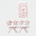 Butterfly & Star Hair Clip Set - Pink – hair accessories (view 1)