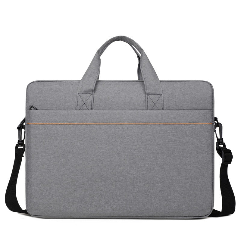 15-16 Inch Laptop Shoulder Bag Business Briefcase - Gray