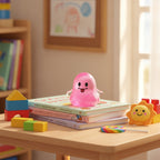 Grinning Ghost Squishy - Pink