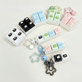Cute Critter Keychain Set - Blue Elephant