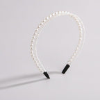Dual Pearl Beaded Headband