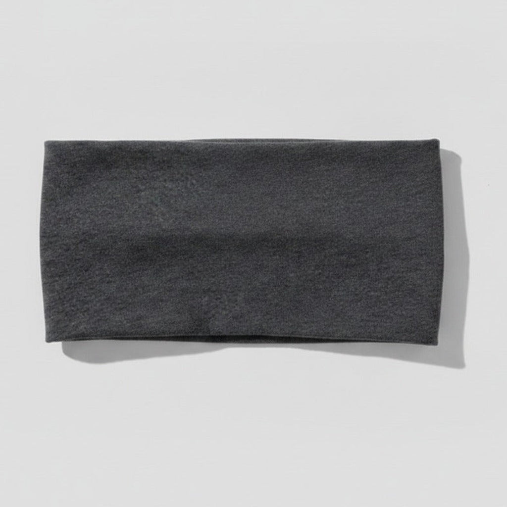 Charcoal Soft Fabric Headwrap Hairband - Deep Gray – hair accessories (view 1)