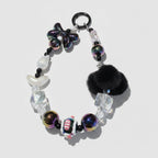 Dopamine Beaded Phone Charm Strap - Black – tech (view 1)
