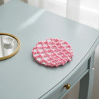 Crochet Mesh Hair Net - Light Pink