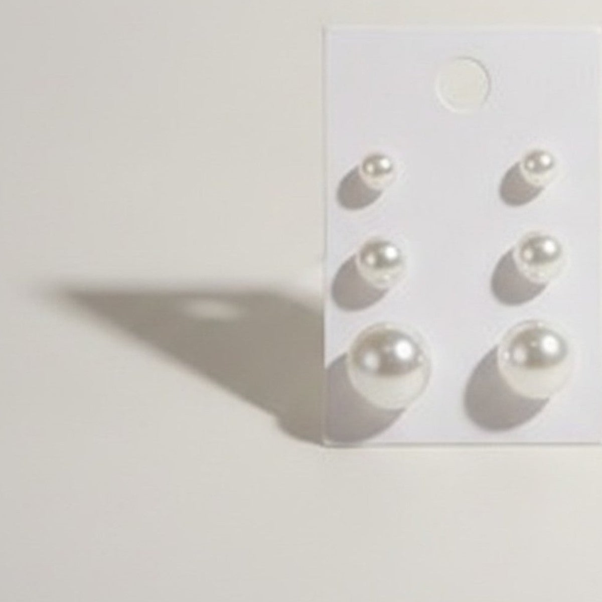 Classic Dainty Pearl Stud Earring Set – jewelry (view 1)