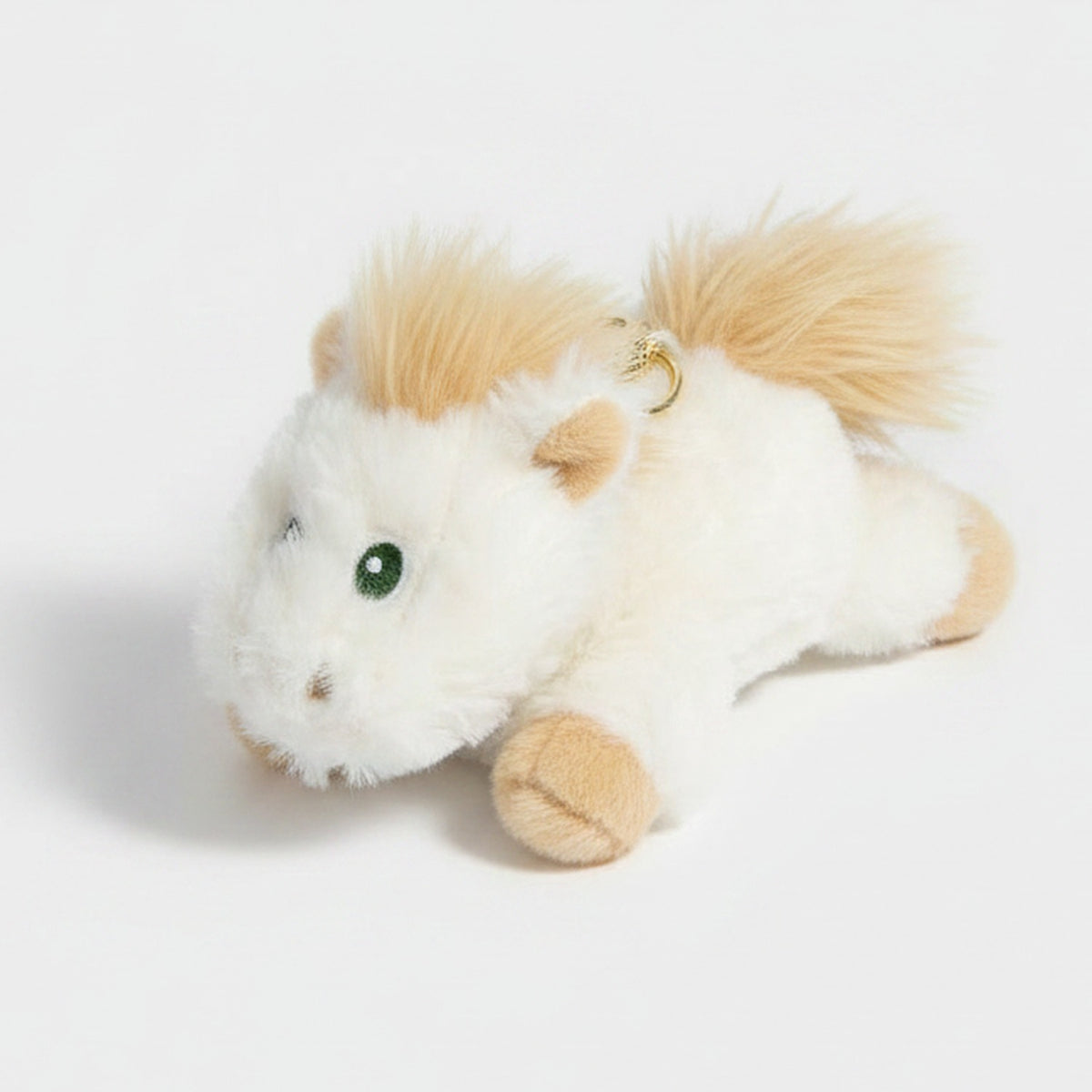 Cute Fluffy Horse Keychain Charm – novelty & toys (view 1)