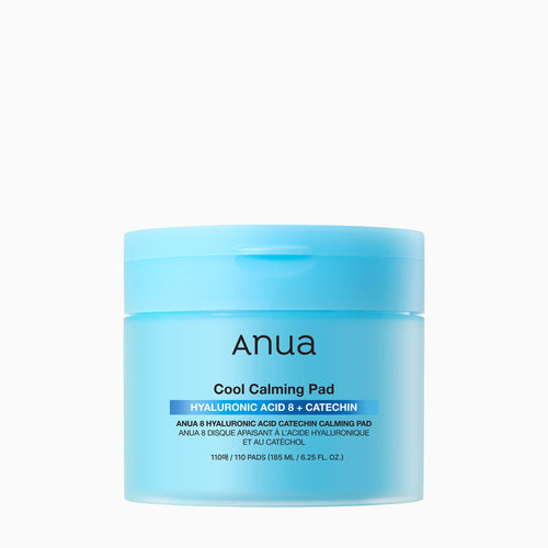 ANUA 8 Hyaluronic Acid Catechin Calming Pad (110 Pads / 185ml)