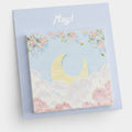 Dreamy Moon Floral Greeting Card – stationery (view 1)