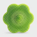 Lime Green Beaded Facial Cleansing Brush – Korean beauty tool (view 1)