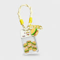 Burger Hamburger Charm Beaded Cup Accessory – novelty & toys (view 1)