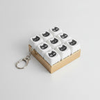 Light-Up Cat Face Keychain - Type 3