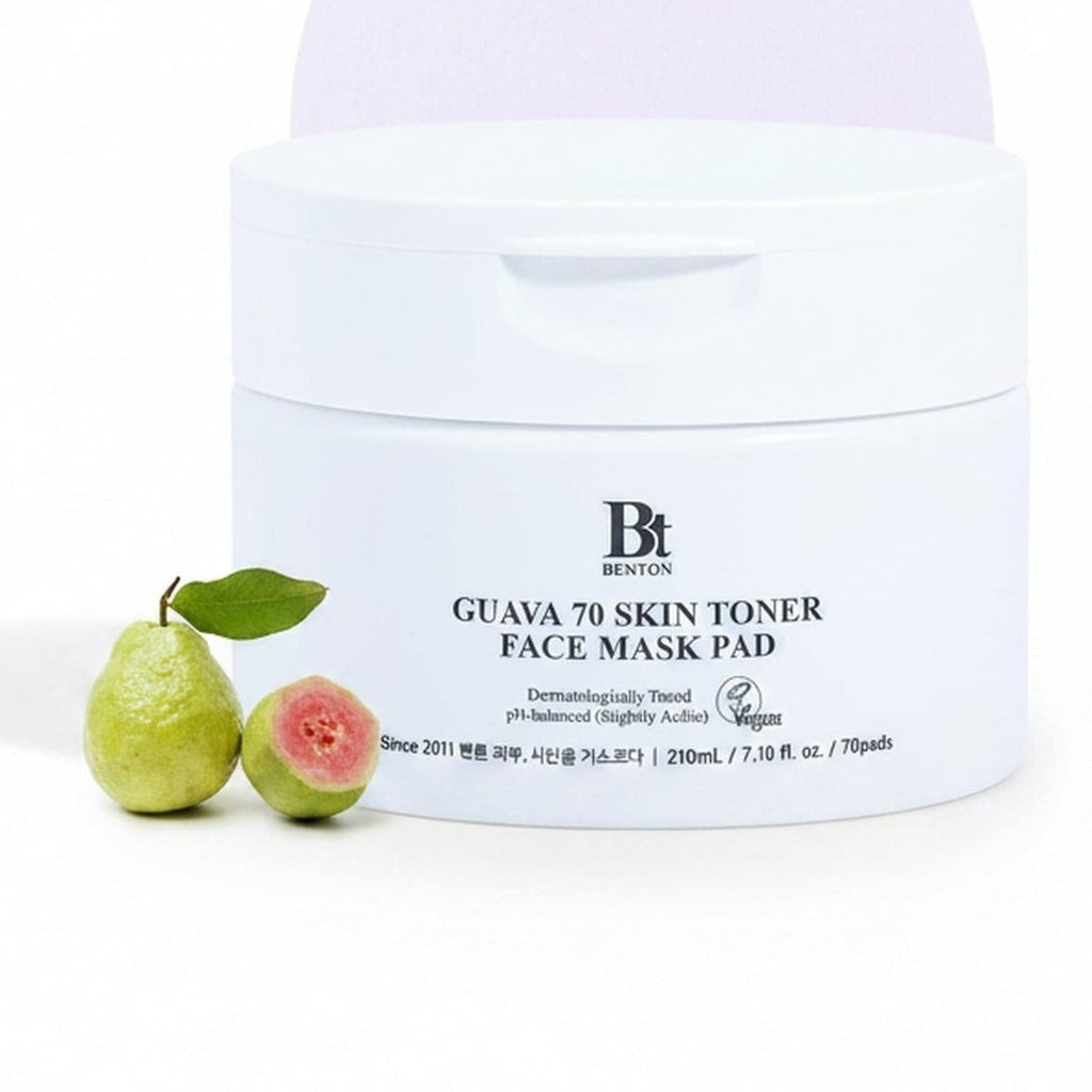 BENTON Guava 70 Skin Toner Face Mask Pad 210ml (70pads) – Korean skincare (view 1)
