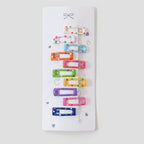 Colorful Beaded Hair Clips Set With Hearts – hair accessories (view 1)