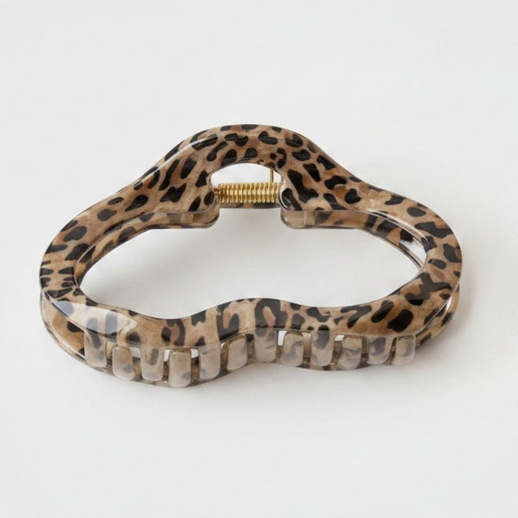 Leopard Print Hair Claw Clip – hair accessories (view 1)