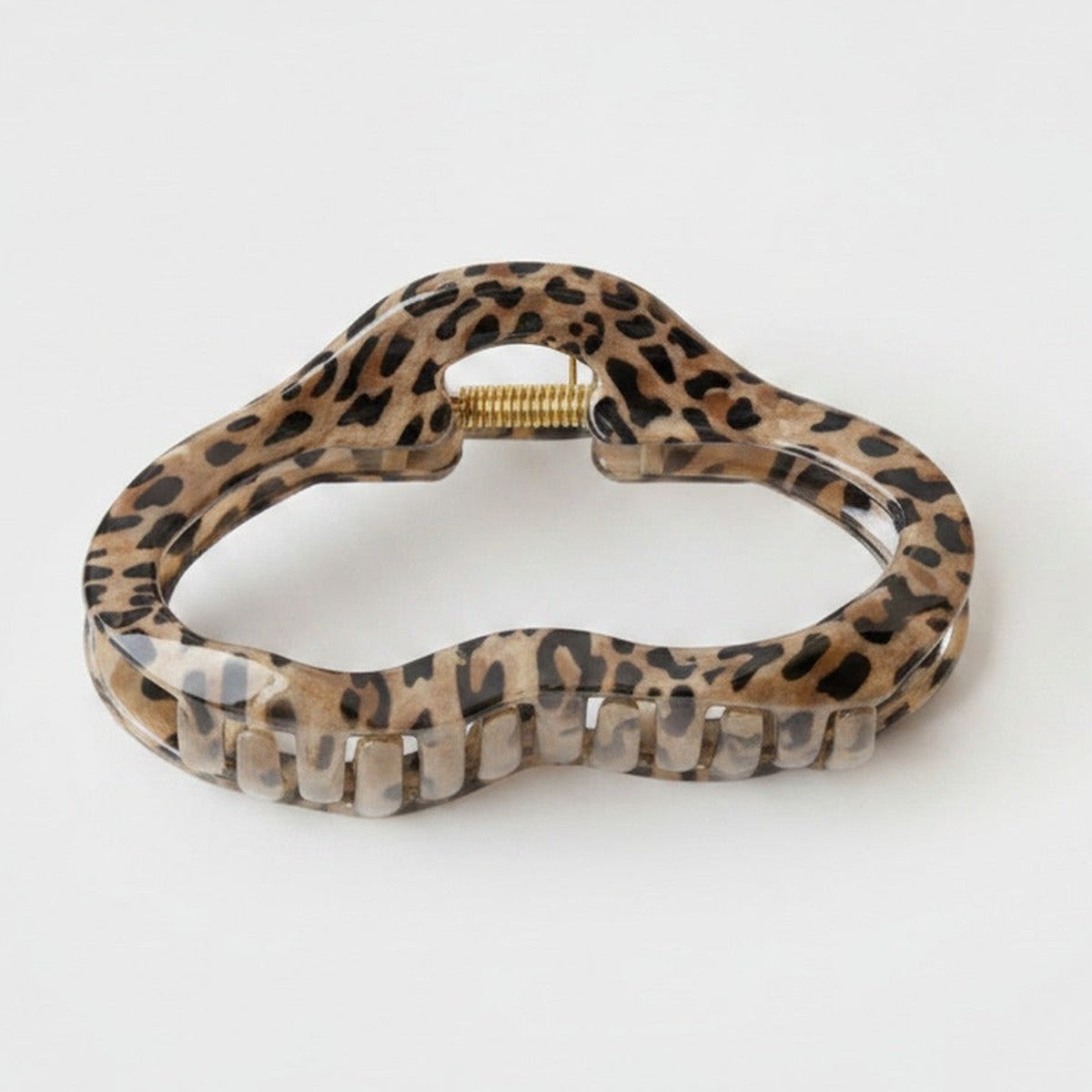 Leopard Print Hair Claw Clip – hair accessories (view 1)