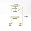 Powder puff storage rack, beauty blender drying rack - Gold 1