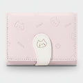 Cute Kitten Embroidered Pink Tri-Fold Wallet – bags & wallets (view 1)