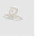 Pearl Heart Hair Claw Clip – hair accessories (view 1)